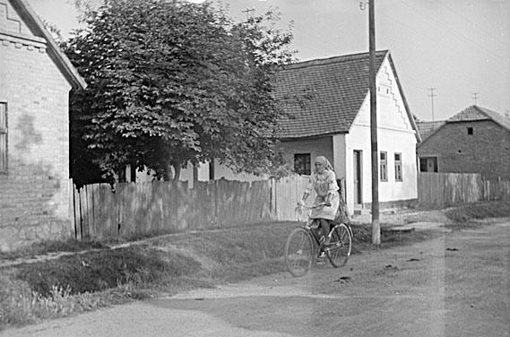1952. Kerkprral mennek a hatrba dolgozni. Azzal viszik az ebdet a csaldtagok utn. Ha tvolabb van a fldjk, akkor kocsival.